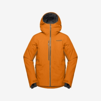 Norröna lofoten Gore-Tex insulated Jacket (M) Orange Popsicle