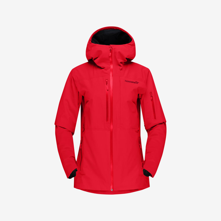 longline ski jacket