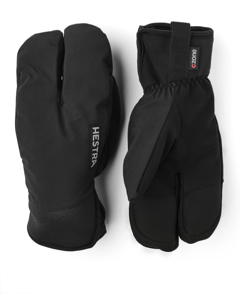 Hestra CZone Mistral Split Mitt Black