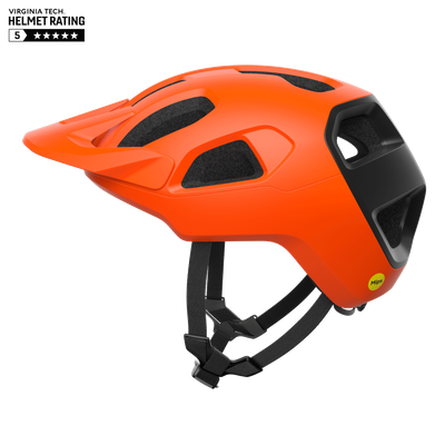 POC Cularis Fluorescent Orange Matt/Uranium Black Matt