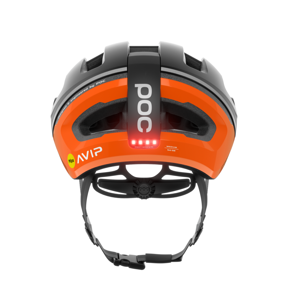 POC Omne Beacon MIPS Fluorescent Orange AVIP/Uranium Black Matt - Image 2