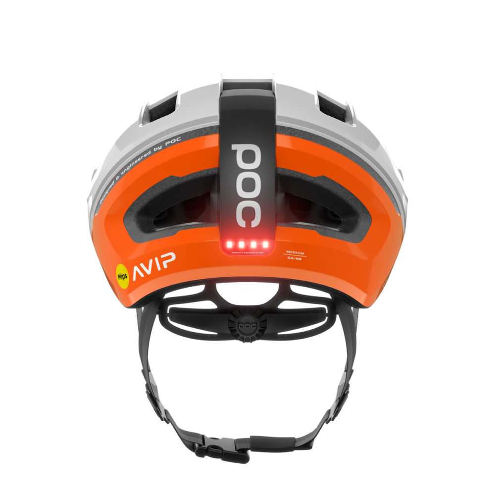 POC Omne Beacon MIPS Fluorescent Orange AVIP/Hydrogen White - Image 2