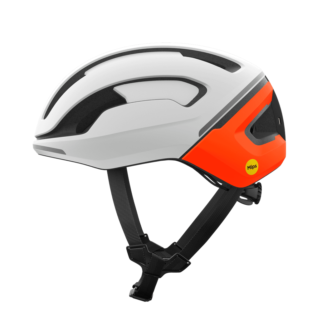 POC Omne Beacon MIPS Hydrogen White/Fluorescent Orange Matt