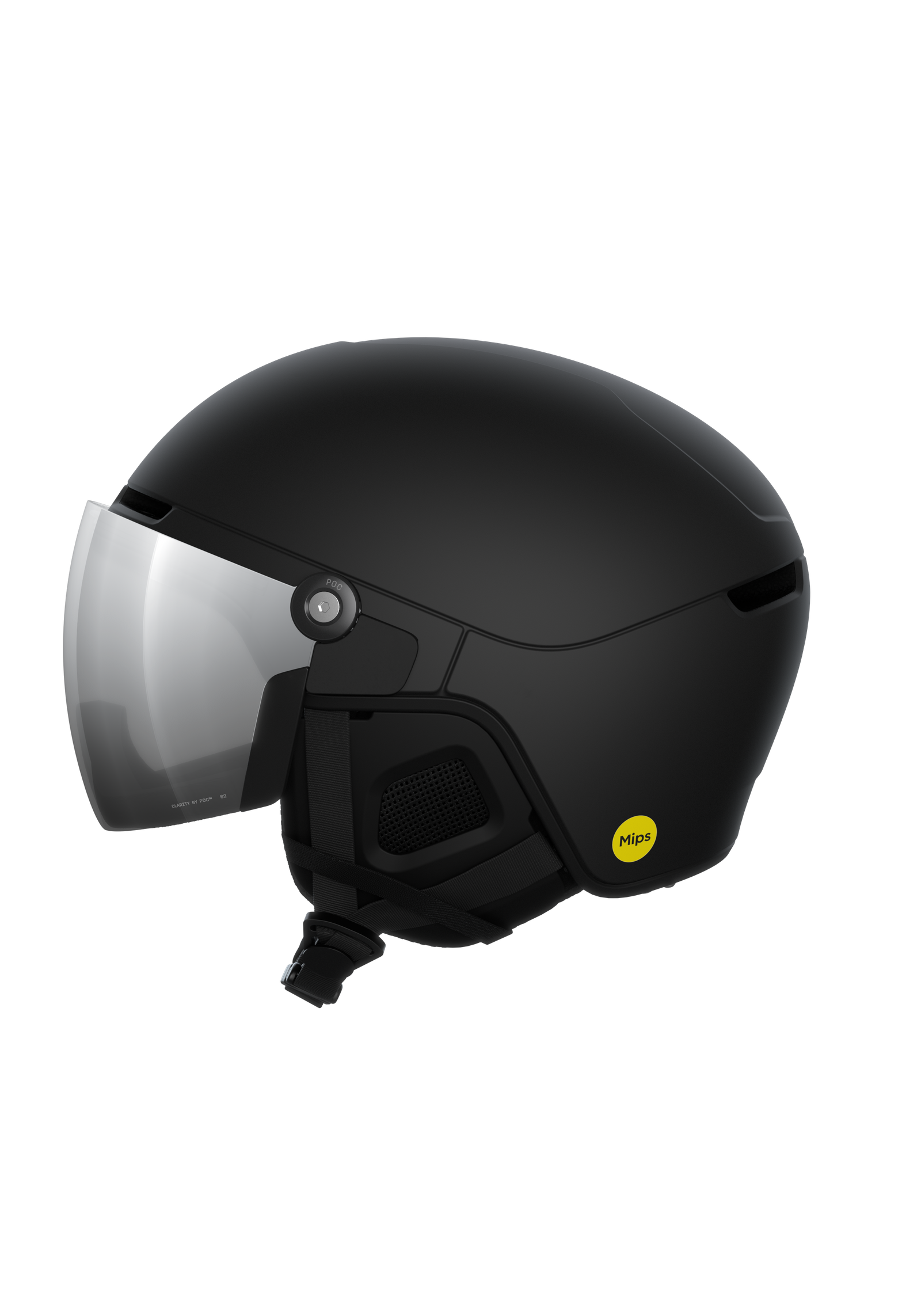 POC Obex Visor Uranium Black Matt/Clarity Universal/Partly Sunny/Silver