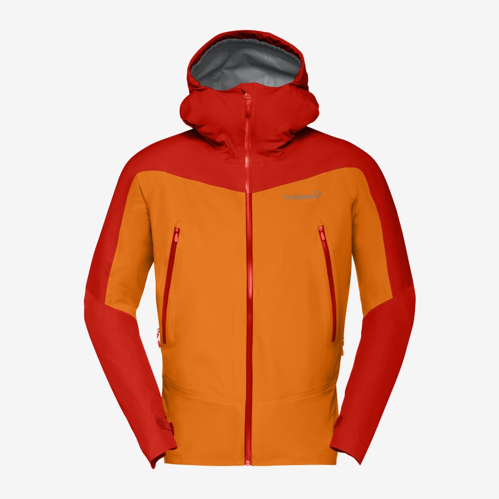 orange gore tex jacket