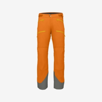 Norröna lyngen flex1 Pants M’s Orange Popsicle/Castor Grey