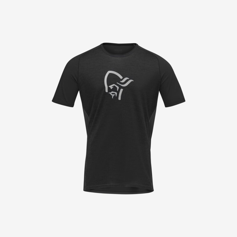 Norröna fjørå wool T-Shirt M's Caviar