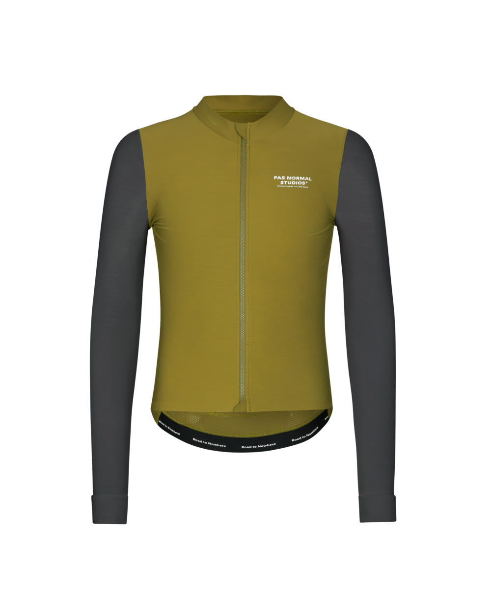 PNS Mechanism Long Sleeve Jersey Deep Grey / Green