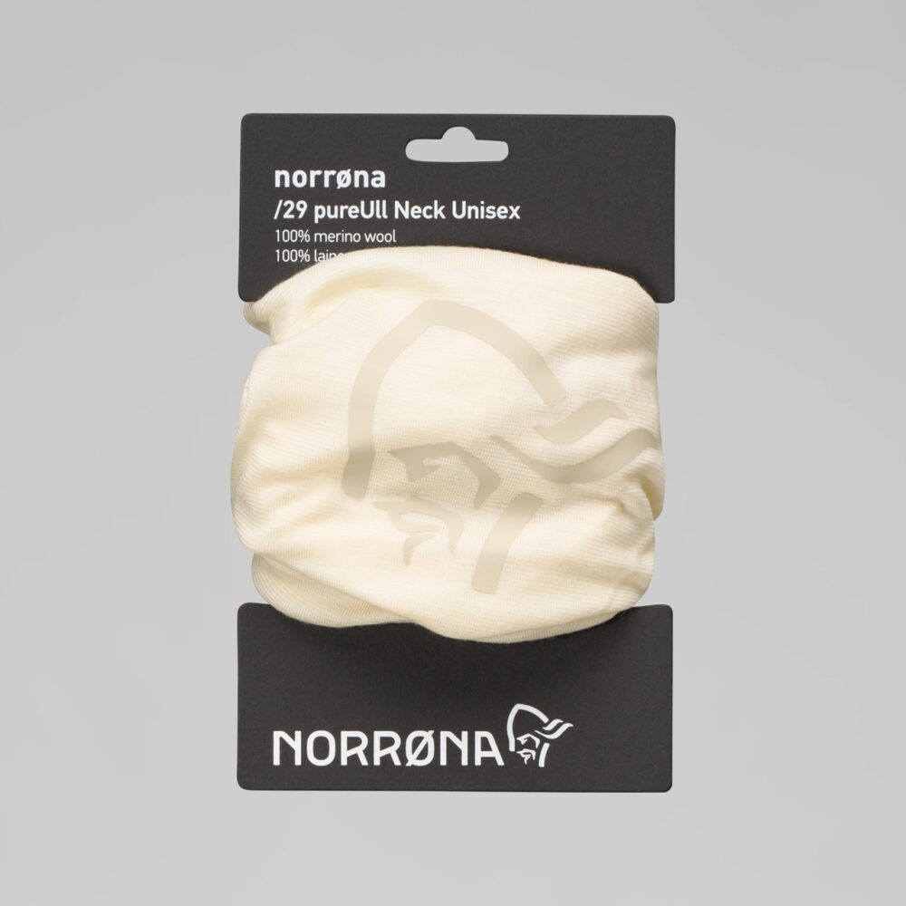 Norröna /29 pureUll Neck Whisper White