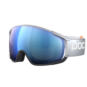 POC Zonula Race Argentite Silver Uranium Black Partly Sunny Blue