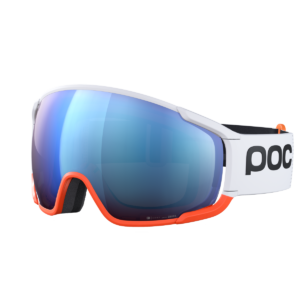 POC Zonula Race Hydrogen White Zink Orange Partly Sunny Blue
