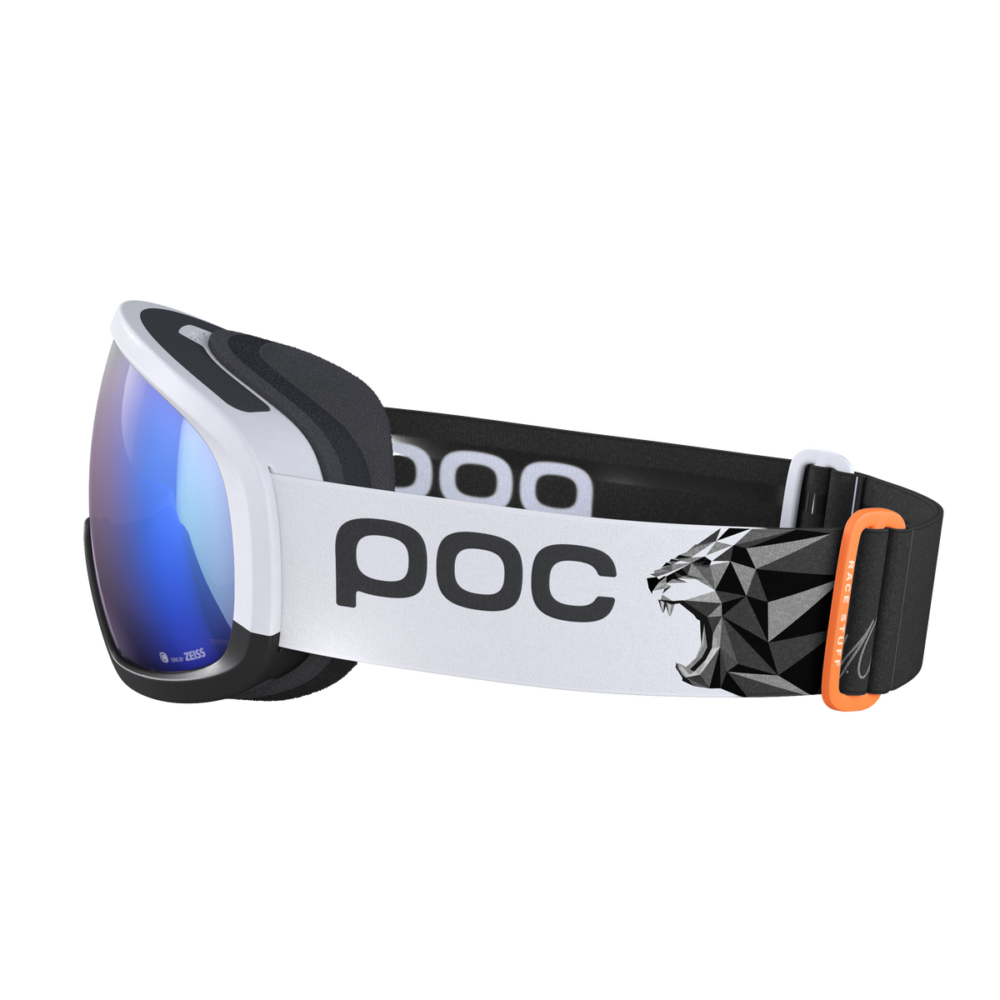 POC Fovea Mid Race Marco Odermatt Ed. Hydrogen White Uranium Black Partly Sunny Blue