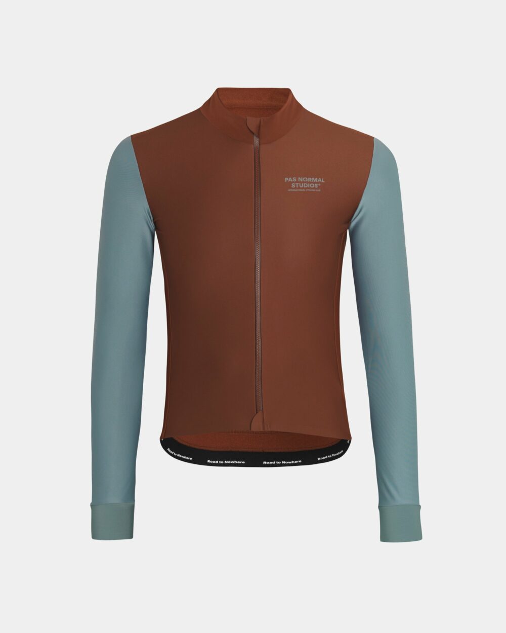 PNS Mechanism Thermal Long Sleeve Jersey Mahogany / Dusty Teal