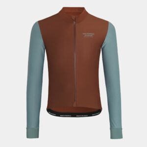 PNS Mechanism Thermal Long Sleeve Jersey Mahogany / Dusty Teal
