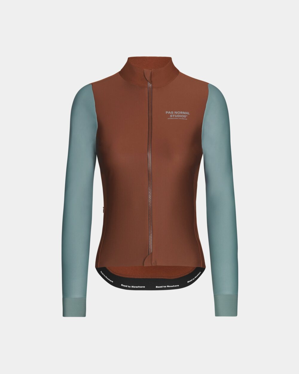 PNS Women's Mechanism Thermal Long Sleeve Jersey Mahogany / Dusty Teal