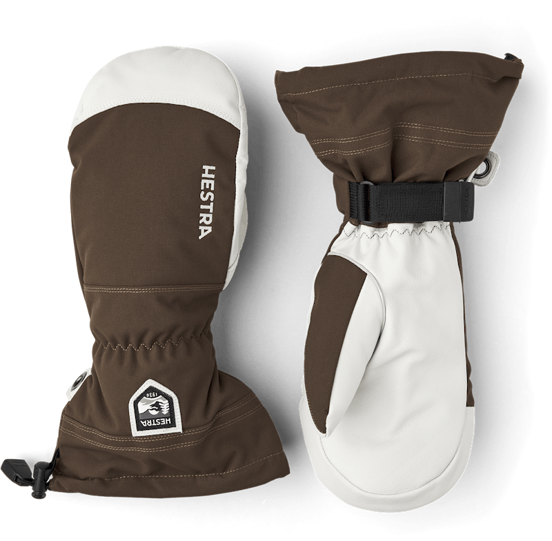 Hestra Army Leather Heli Ski - mitt Espresso