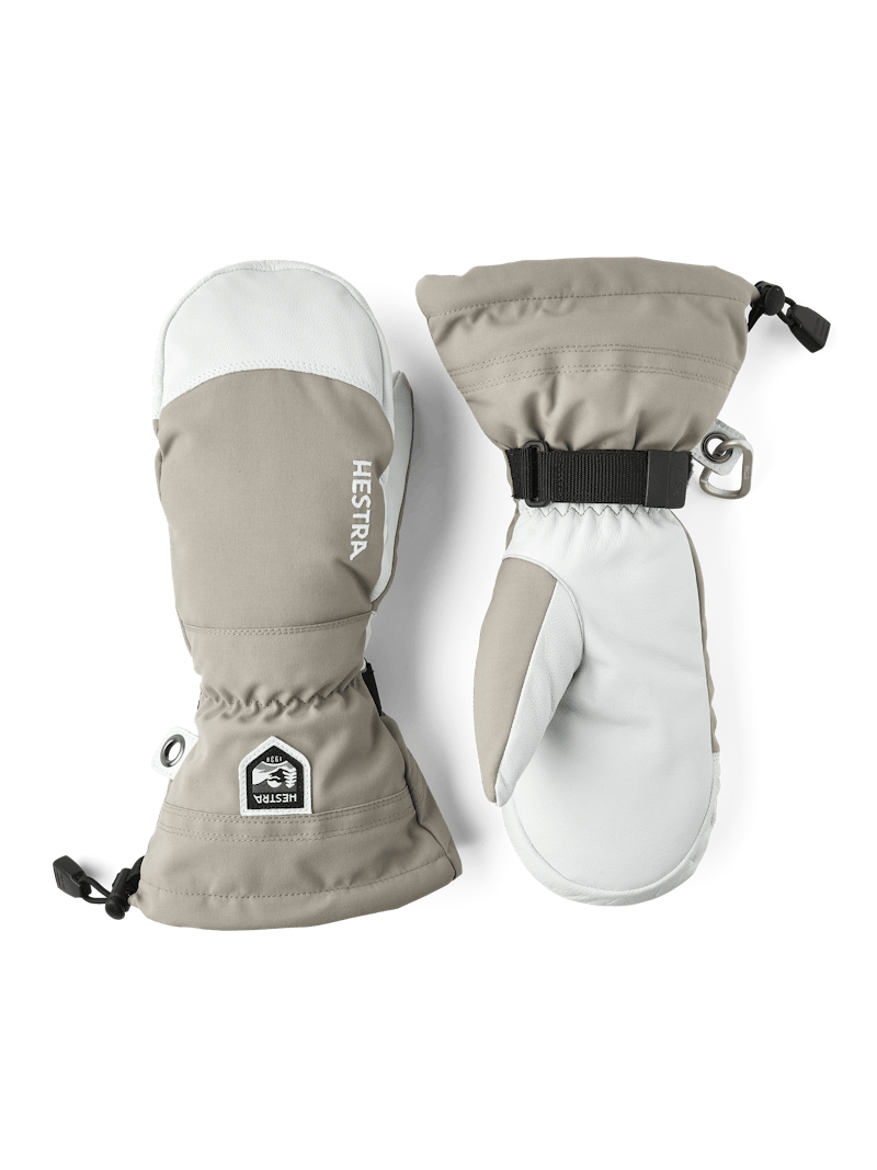 Hestra Army Leather Heli Ski - mitt Khaki