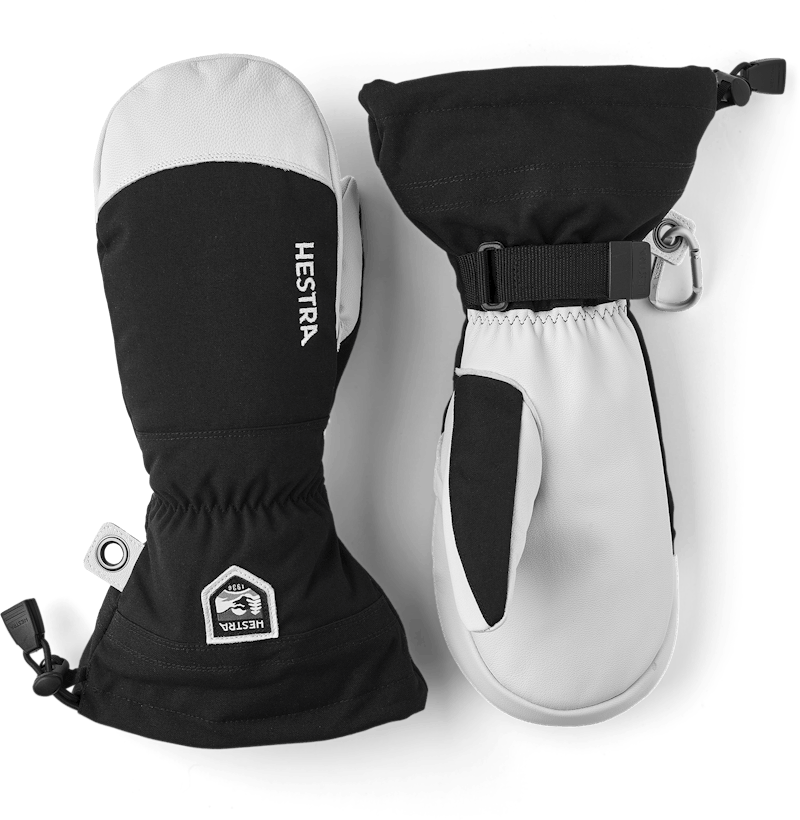 Hestra Army Leather Heli Ski - mitt Black