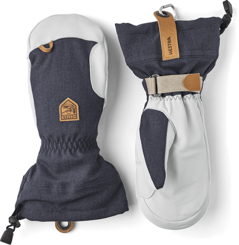 Hestra Army Leather Patrol Gauntlet - mitt Navy