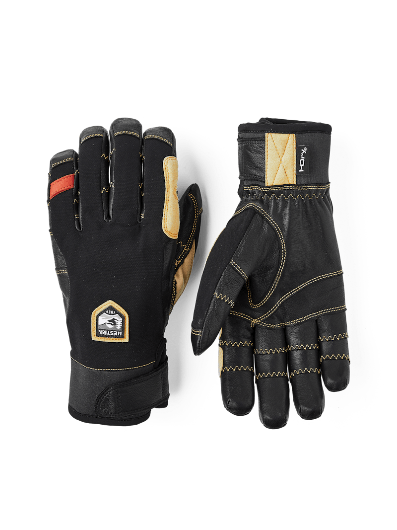 Hestra Ergo Grip HDry Czone Short - 5 finger Black