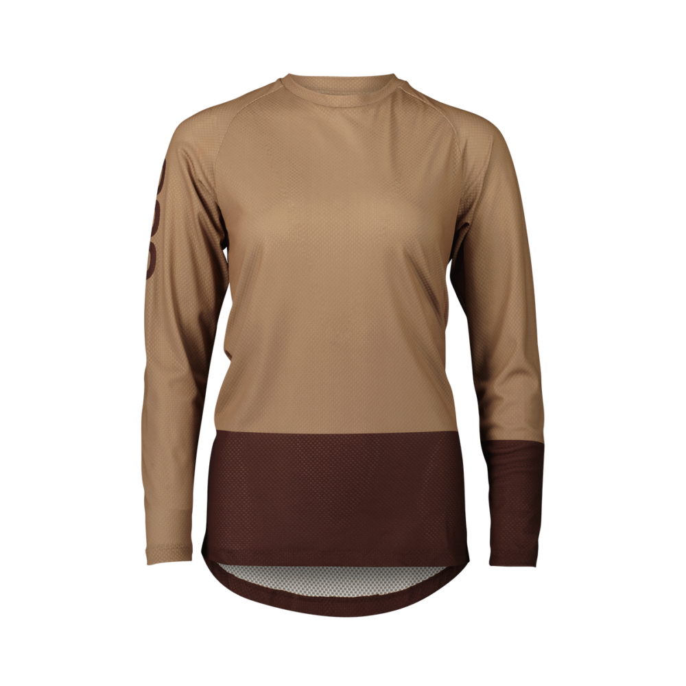 POC W's MTB Pure LS Jersey Jasper Brown/Axinite Brown