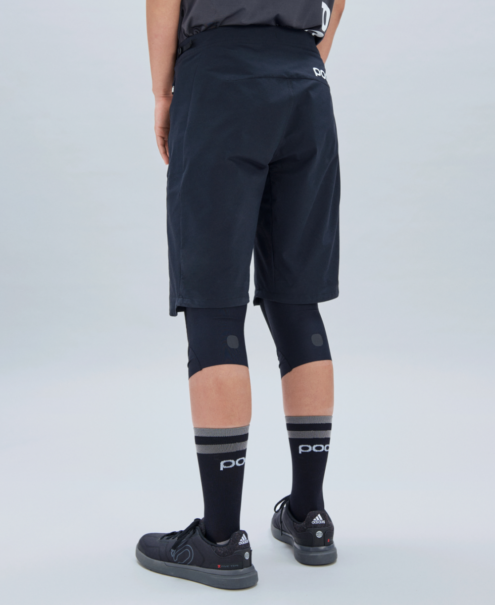 POC W's Essential Enduro Shorts Uranium Black - Image 2