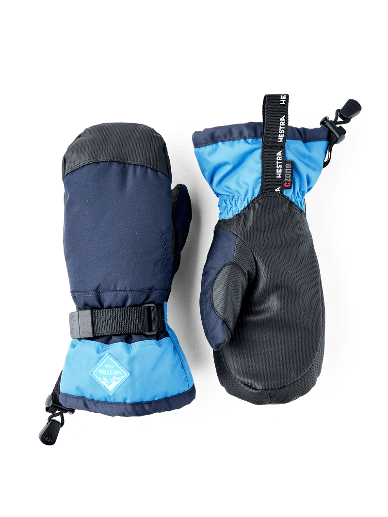 Hestra Gauntlet CZone Jr. - mitt Dark navy/Sky blue