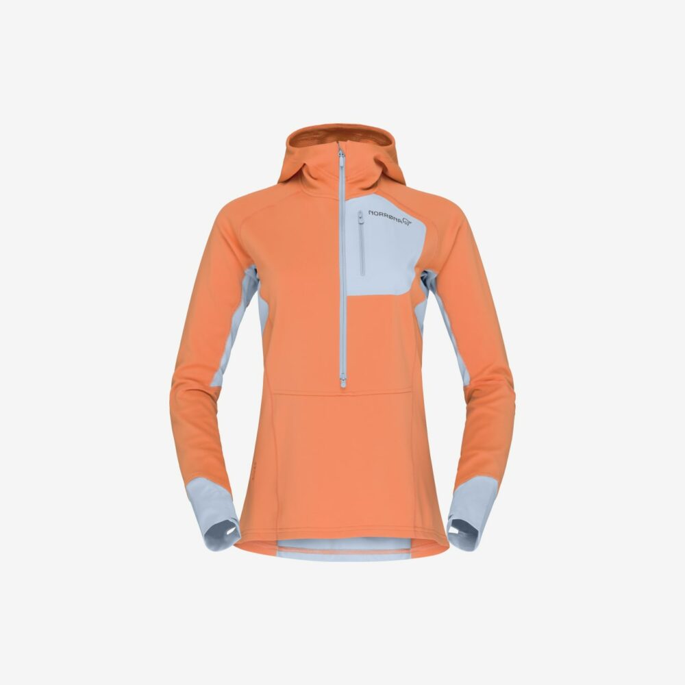 Norröna senja warm1 Hood W's Flamingo