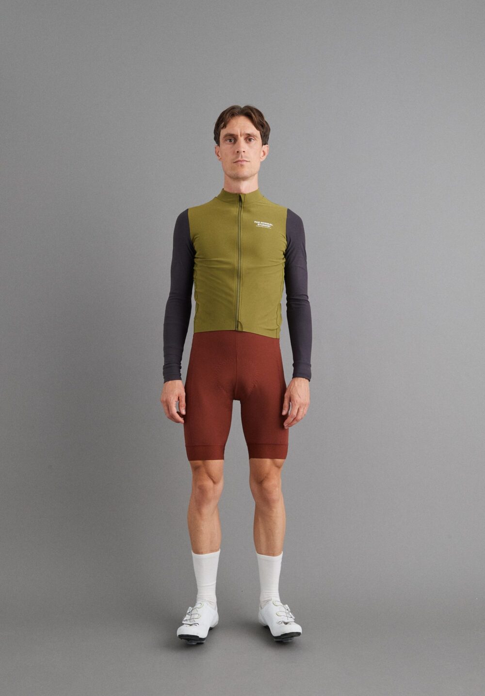 PNS Mechanism Long Sleeve Jersey Deep Grey / Green - Image 2