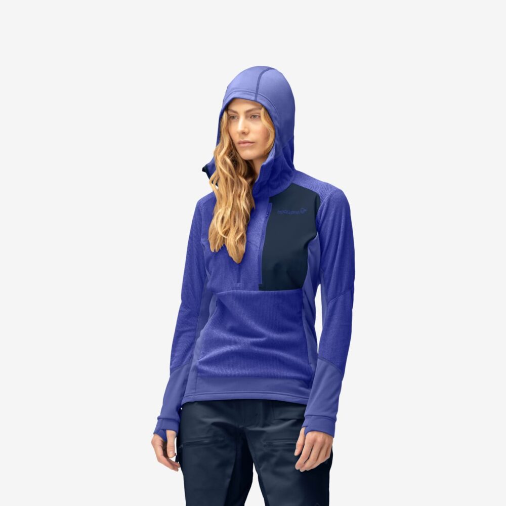 Norröna lofoten Thermal Pro Hood W's Violet Storm/Royal Blue - Image 2