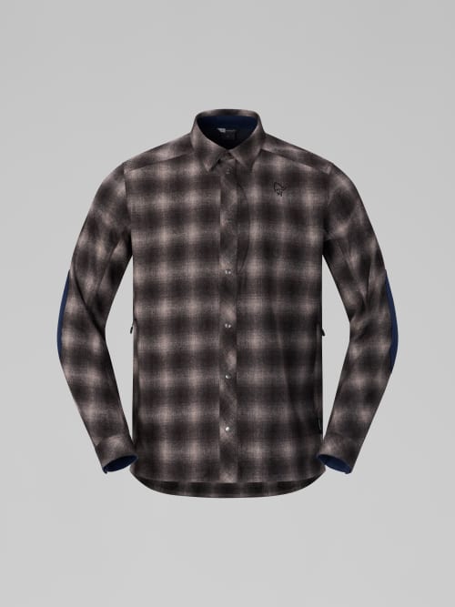 Norröna tamok wool Shirt M's After Dark