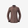 Norröna tamok wool plain Shirt W's Deep Taupe Melange