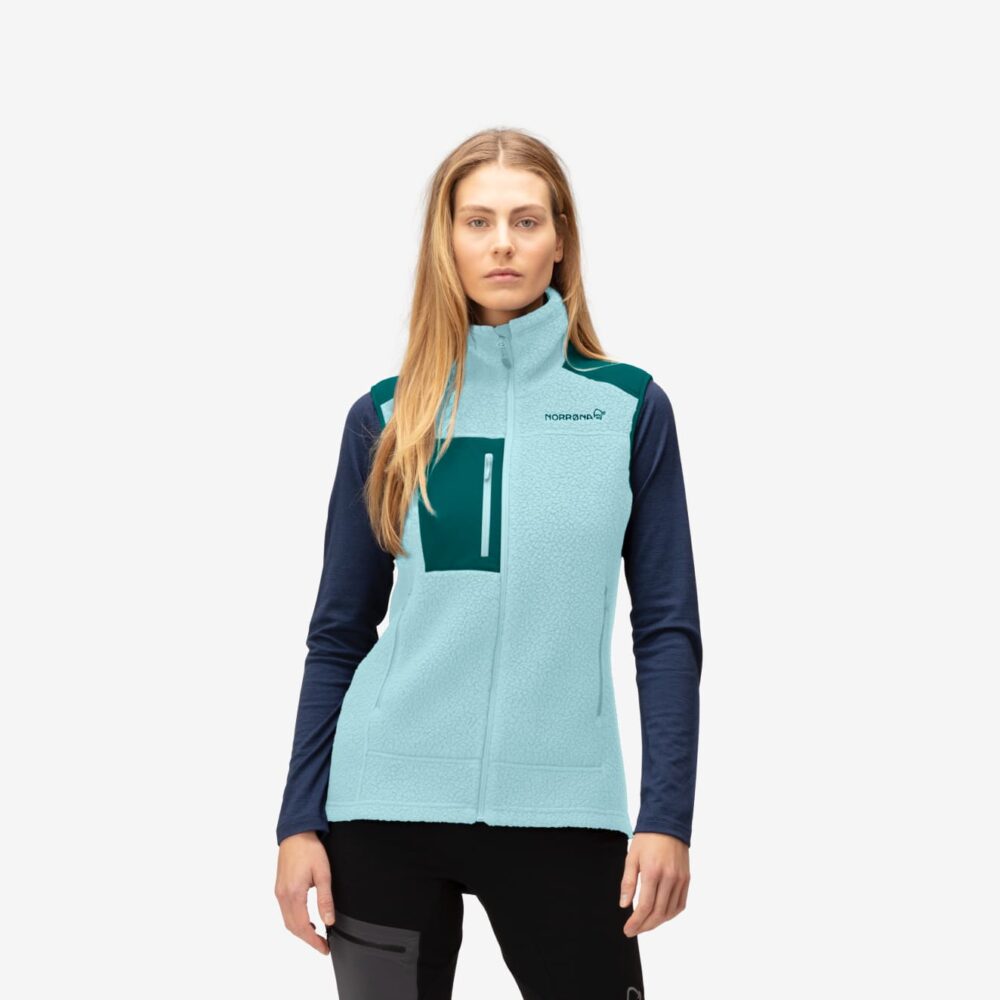 Norröna trollveggen Thermal Pro Vest W's Clearwater - Image 2