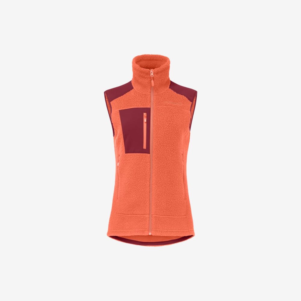 Norröna trollveggen Thermal Pro Vest W's Orange Alert
