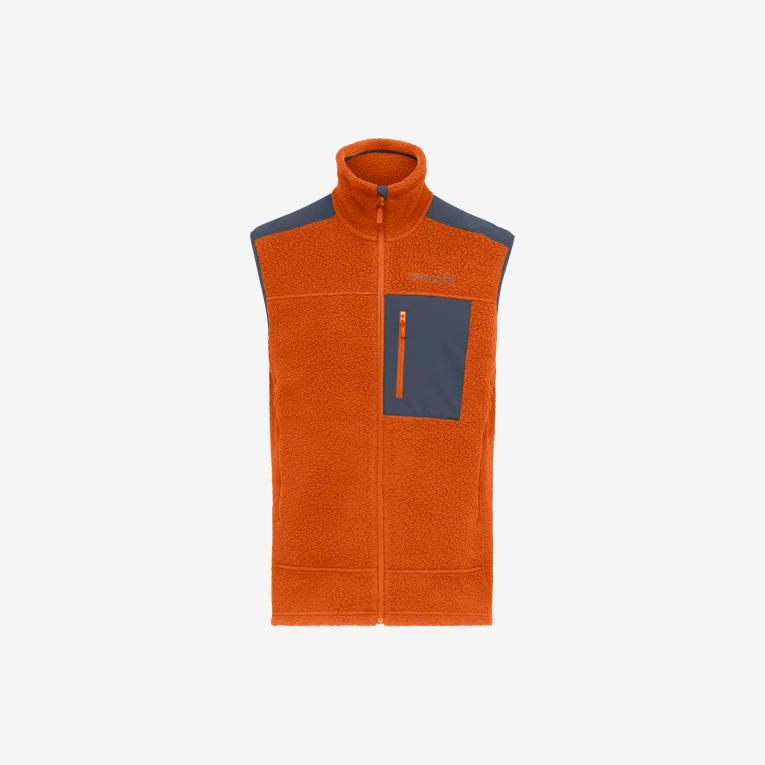 Norröna trollveggen Thermal Pro Vest M's Gold Flame
