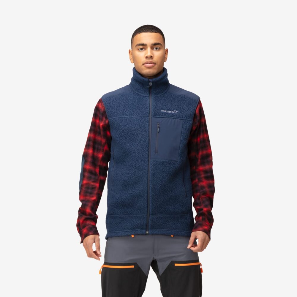 Norröna trollveggen Thermal Pro Vest M's Indigo Night/Indigo Night - Image 2
