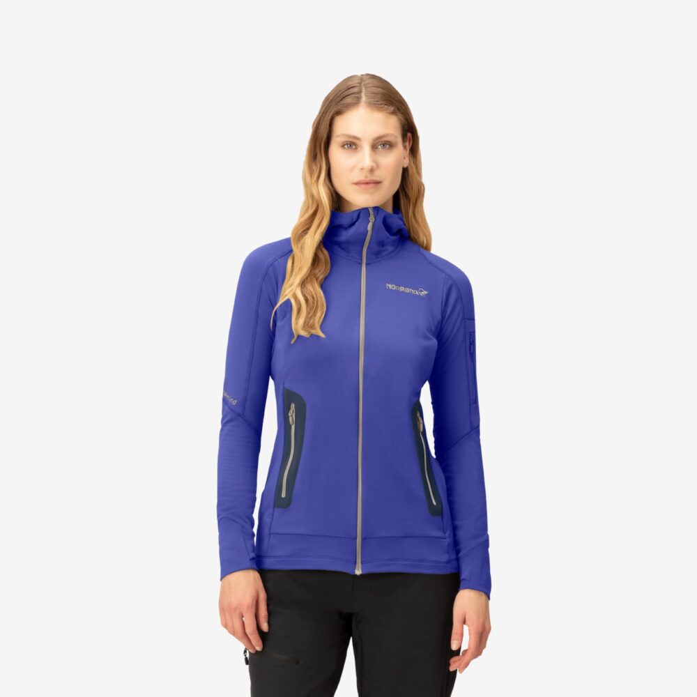 Norröna falketind Power Grid Hood W's Royal Blue - Image 2