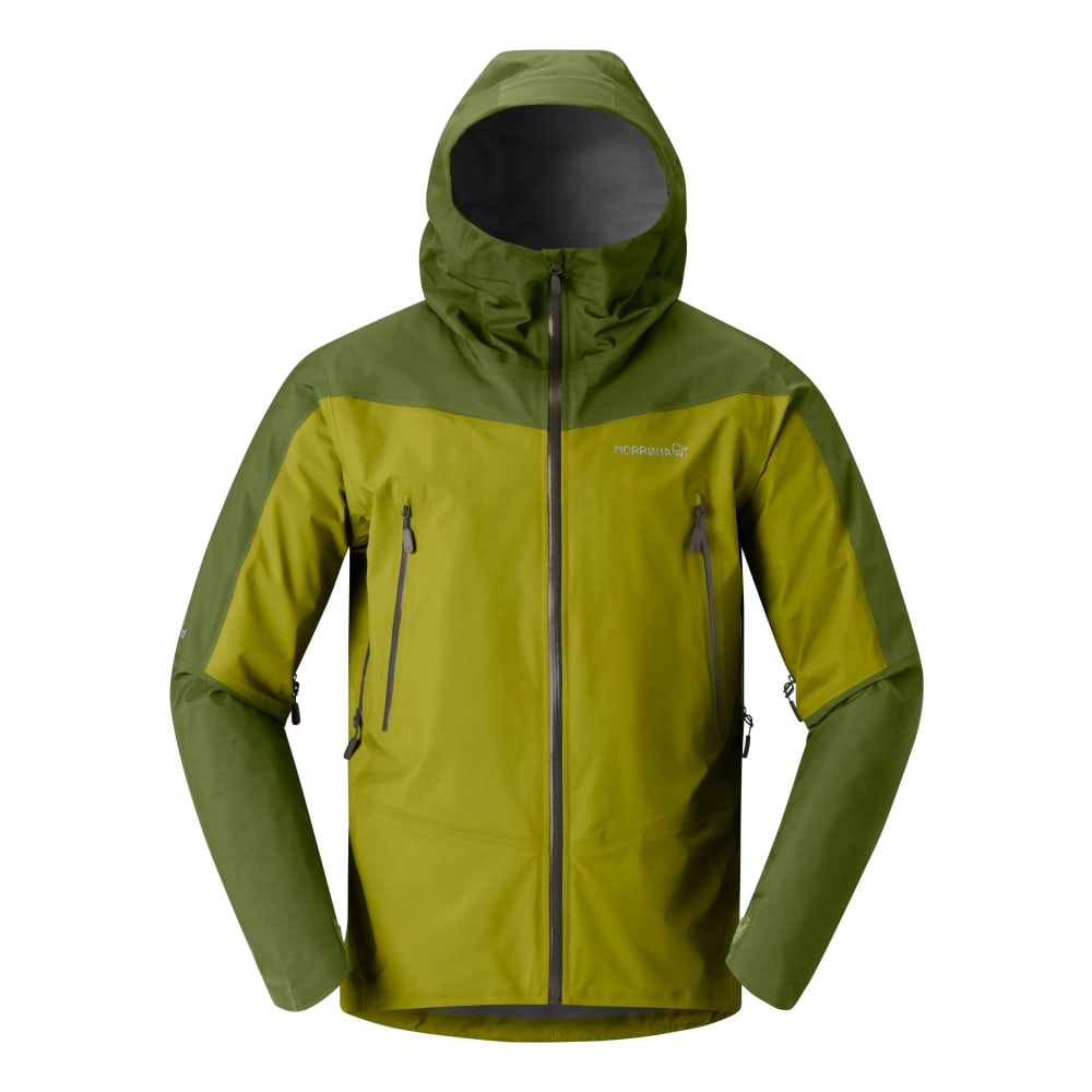 Norröna falketind Gore-Tex Jacket M's Golden Lime/Pesto