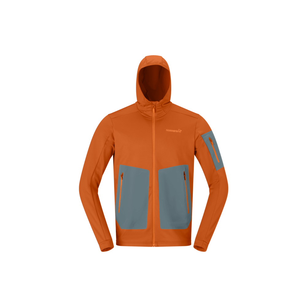 Norröna falketind warm2 stretch Hood M's Gold Flame - Image 2