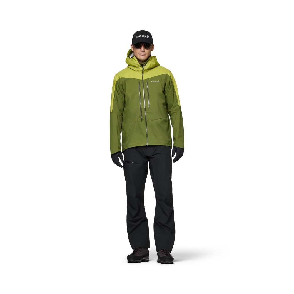 Norröna falketind dri1 Jacket M's Pesto/Golden Lime - Image 2
