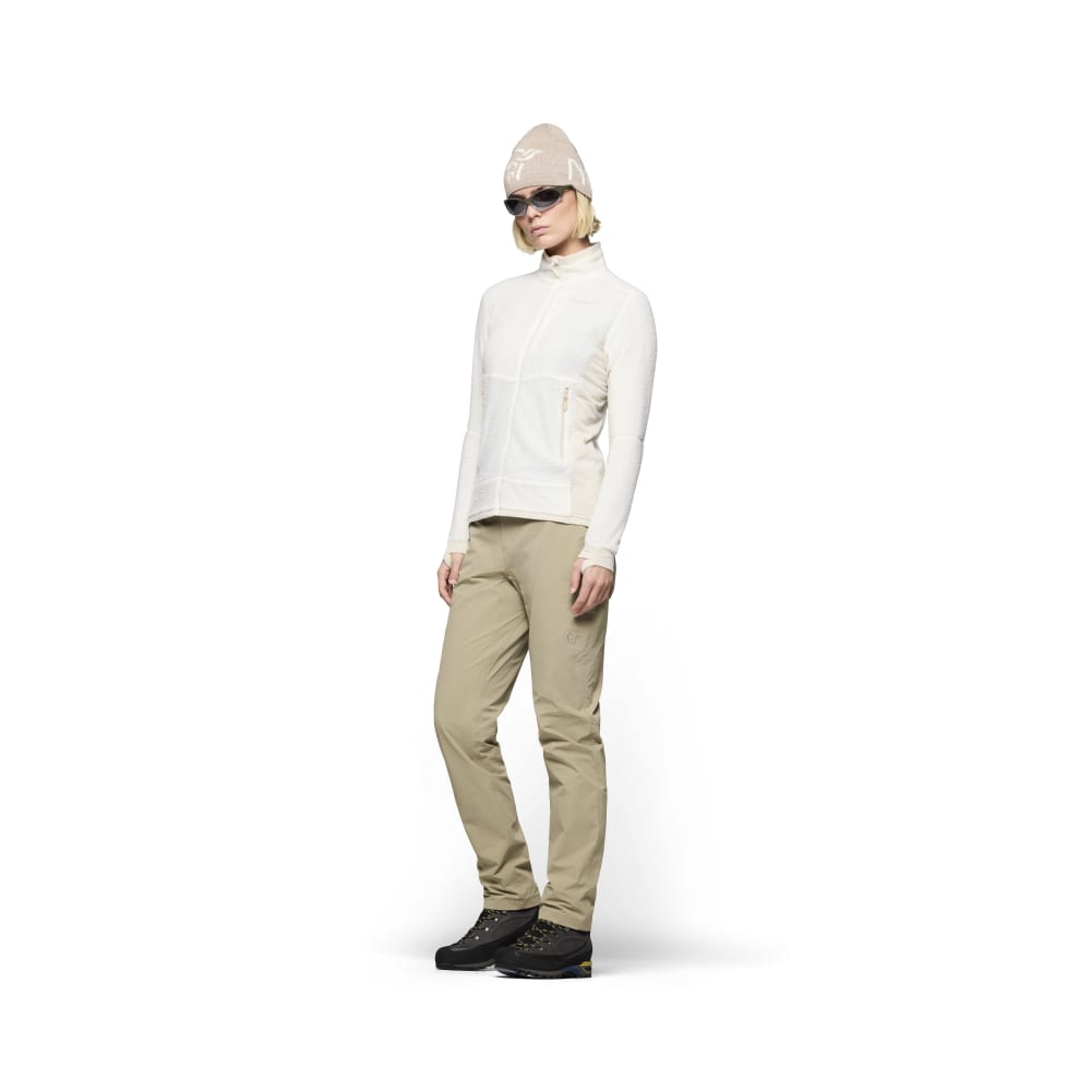Norröna falketind warm1 active Jacket W's Snow White/Oatmeal - Image 2