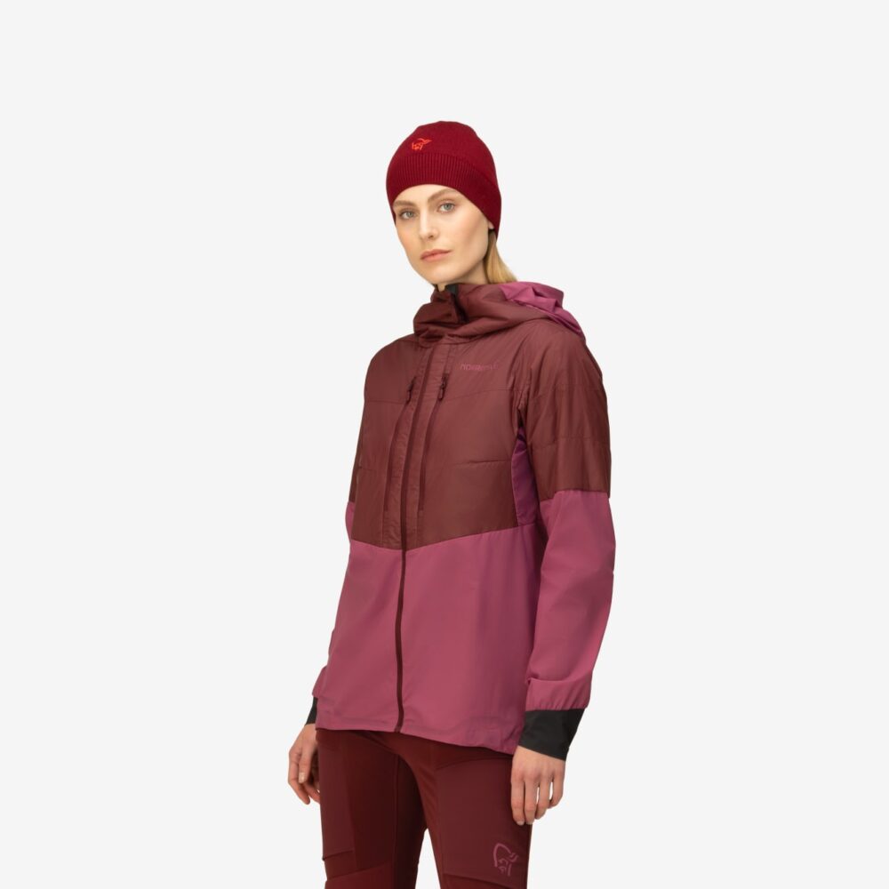 Norröna lyngen aero80 insulated Zip Hood W's Violet Quartz - Image 3