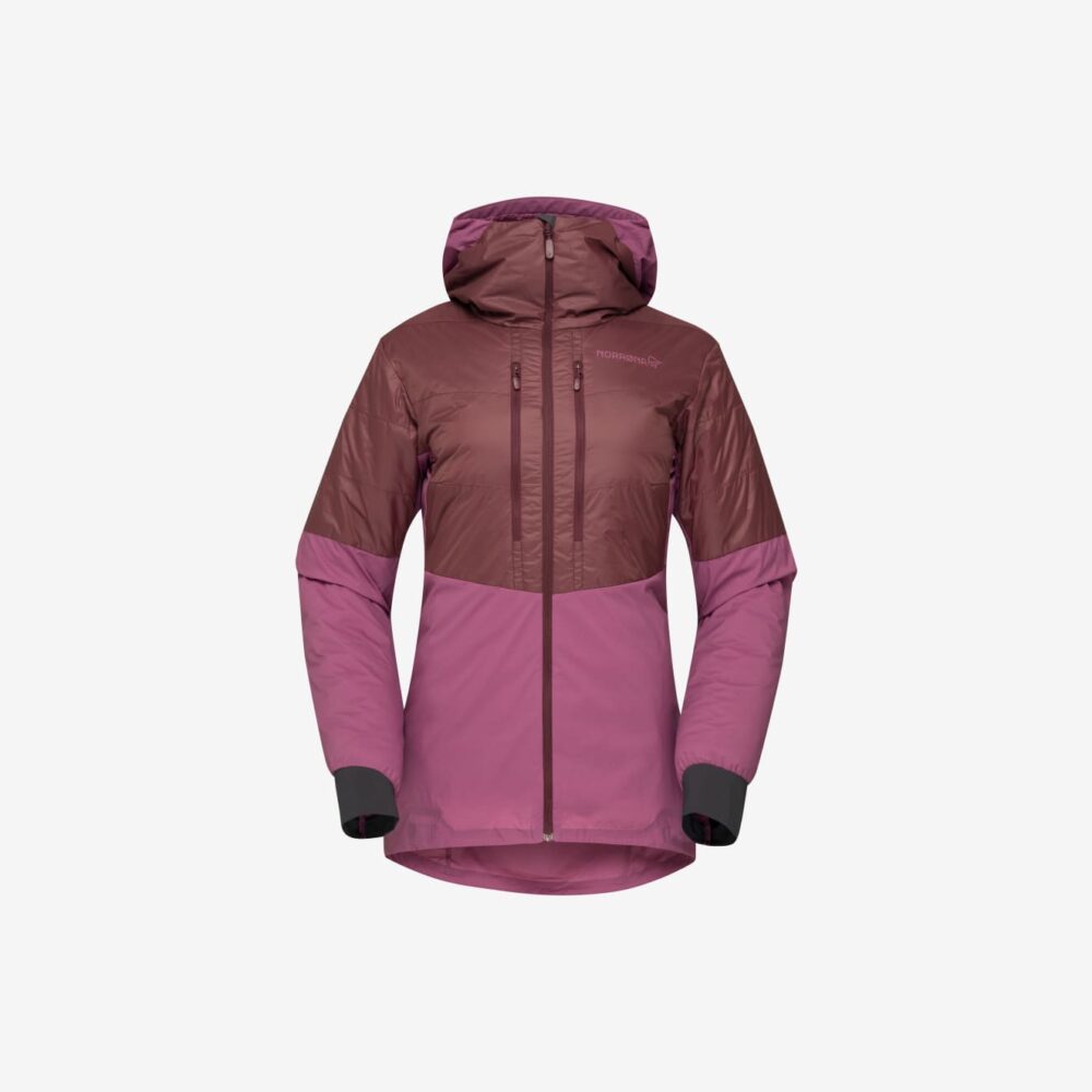 Norröna lyngen aero80 insulated Zip Hood W's Violet Quartz