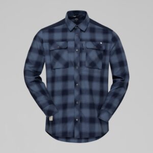 Norröna femund flannel Shirt M’s Navy Blazer