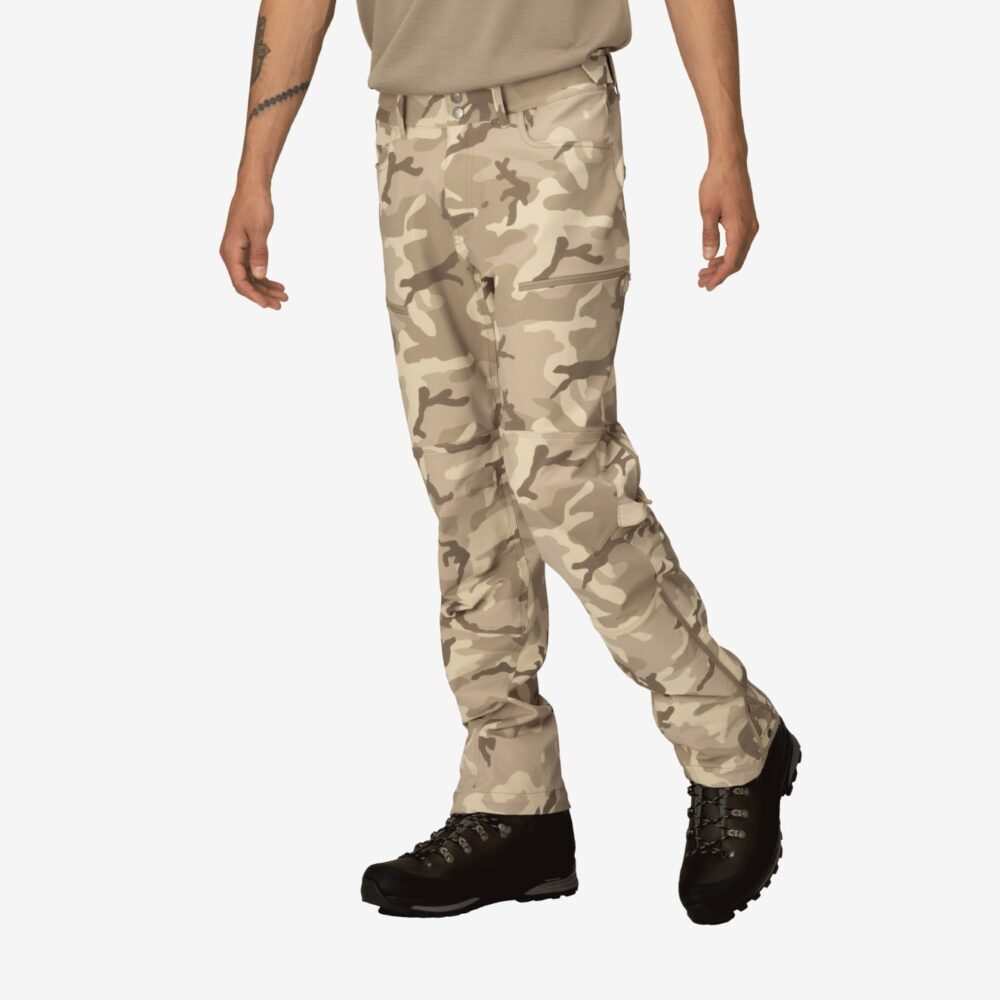 Norröna femund flex1 Pants M's Beige Camo - Image 2