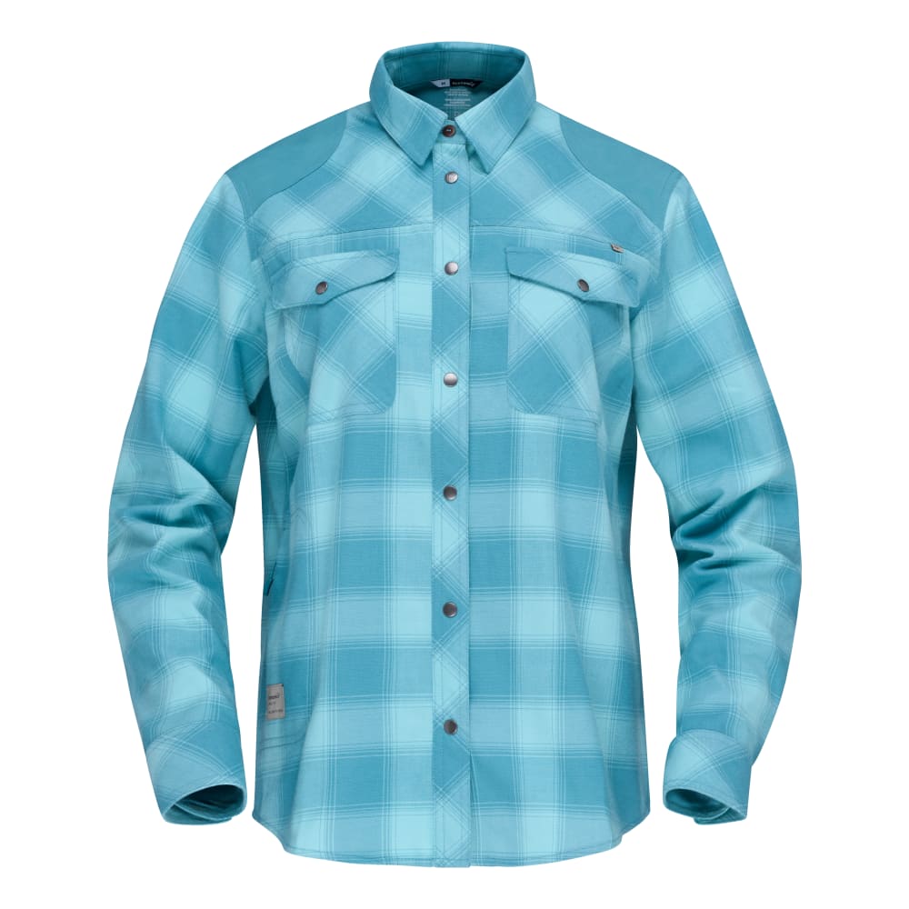 Norröna femund flannel Shirt W's Brittany Blue