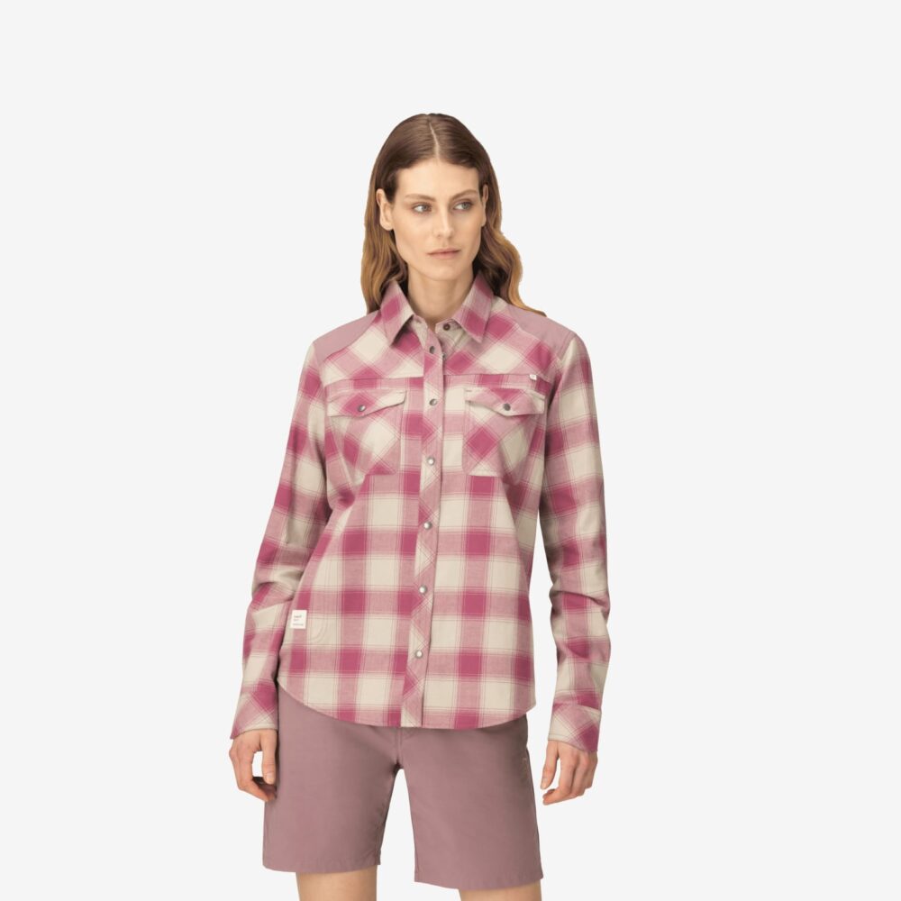 Norröna femund flannel Shirt W's Grape Shake - Image 2