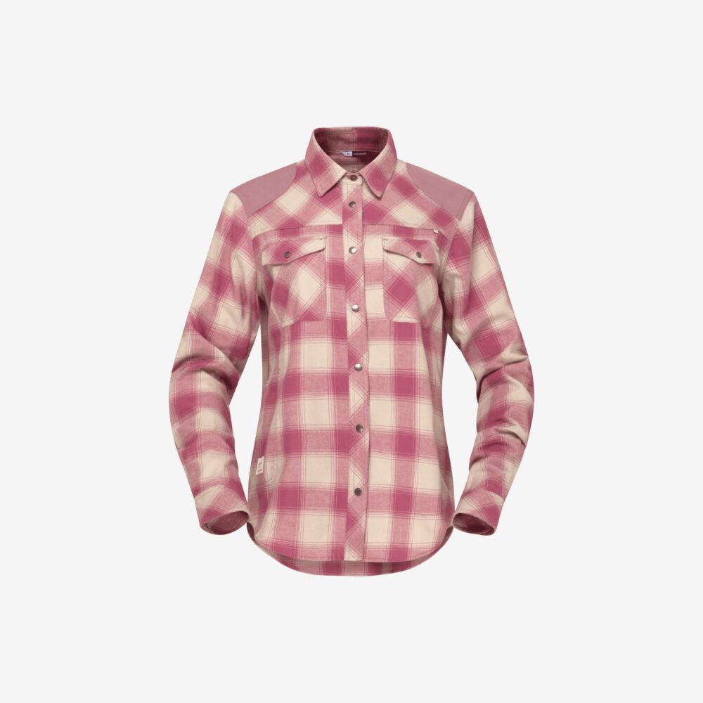 Norröna femund flannel Shirt W's Grape Shake