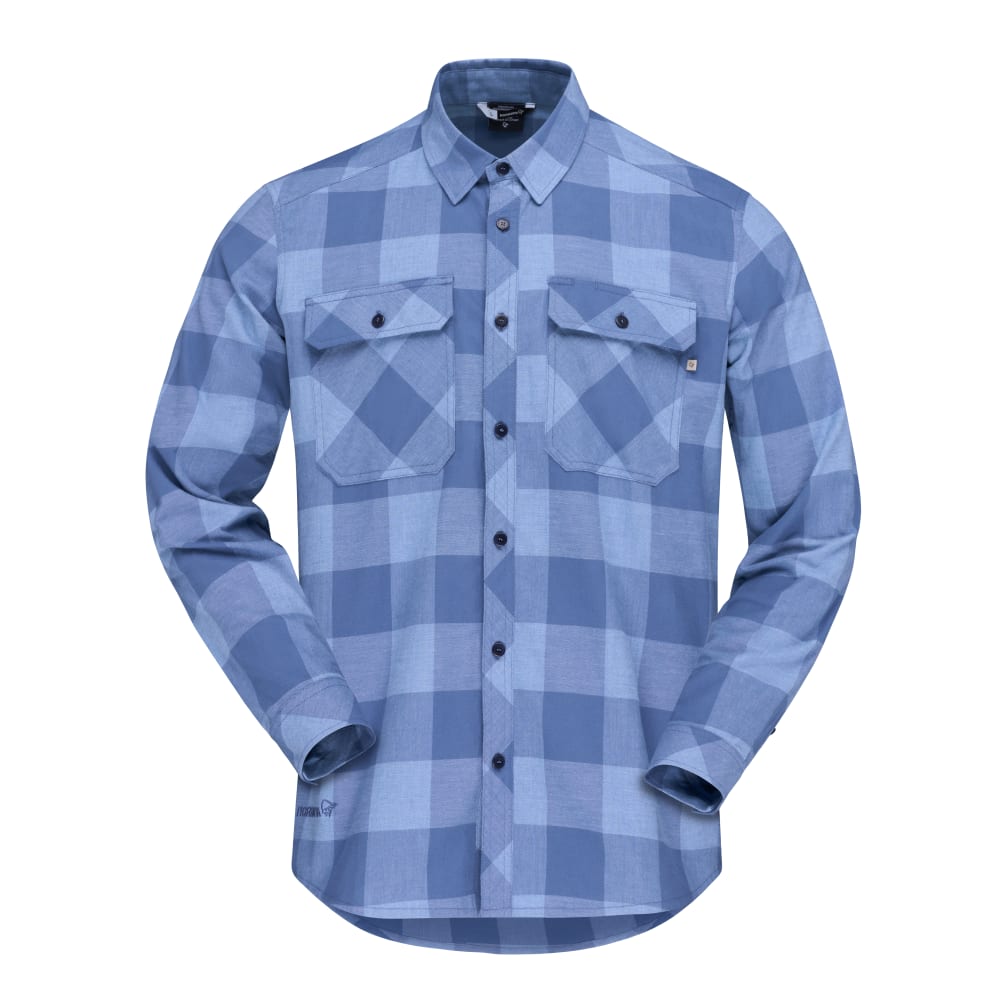 Norröna femund flannel lightweight Shirt M's Frozen Fjord