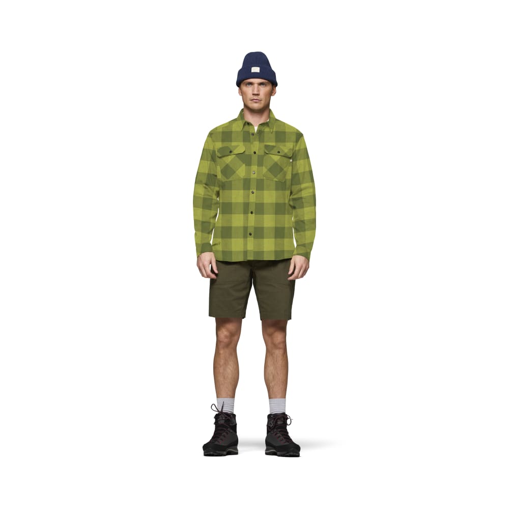 Norröna femund flannel lightweight Shirt M's Golden Lime - Image 2